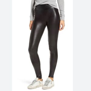SPANX Petite Faux Leather Leggings